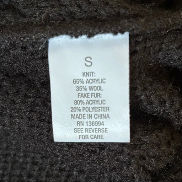 Roz & Ali Women's Cardigan Sweater Dress Small Y2K Fairy Grunge Whimsigoth Black - Picture 10 of 11